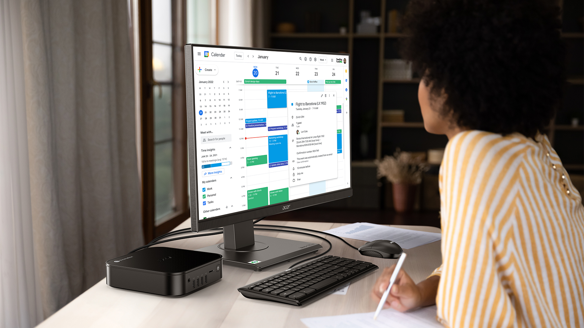 Acer Chromebox CXI6 lifestyle image