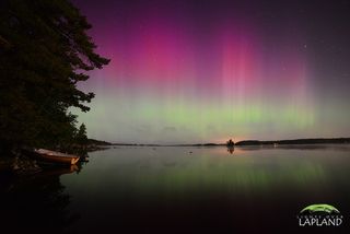 This auroral display was captured by photographer Chad Blakley over Lapland, Sweden on Sept. 12, 2014 in the wake of two intense solar storms that amplified the view.