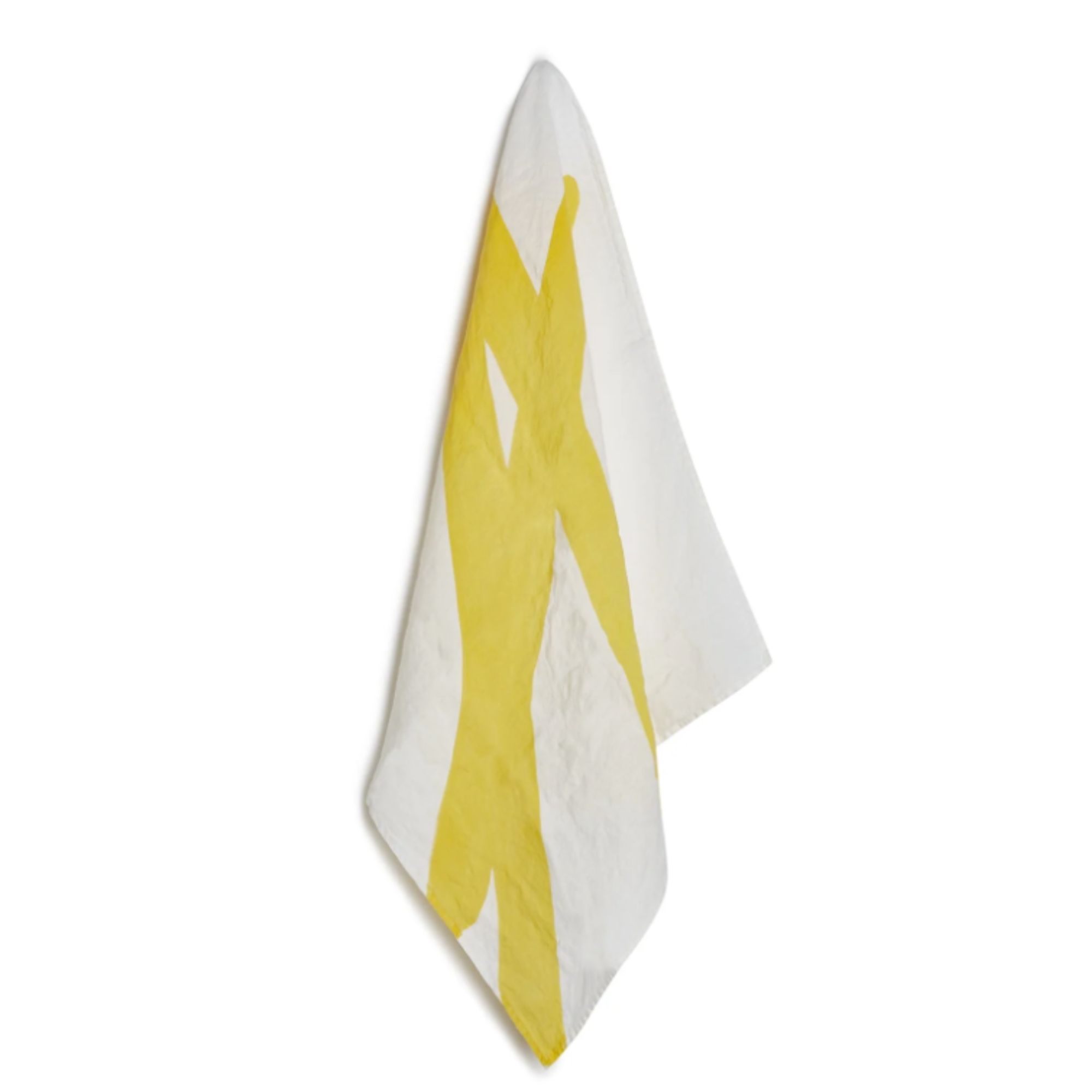 Yellow letter A napkin 