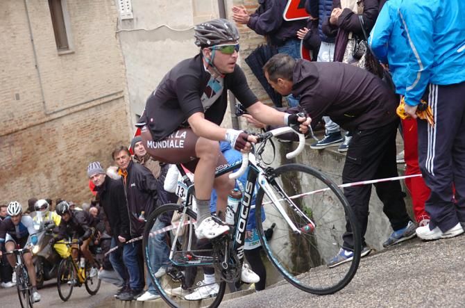 Manuel Belletti (AG2R) on the climb
