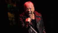 Bruce Dickinson of Iron Maiden performs at Scotiabank Arena on August 29, 2026 in Toronto, Ontario. 