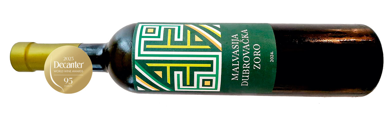 Bottle of white wine