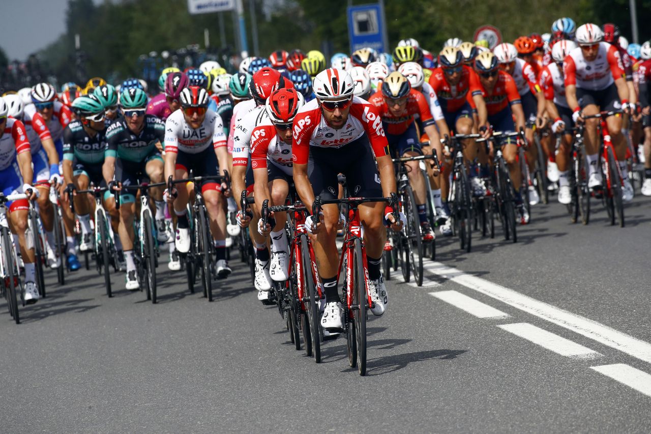 Lotto-Soudal lead the peloton