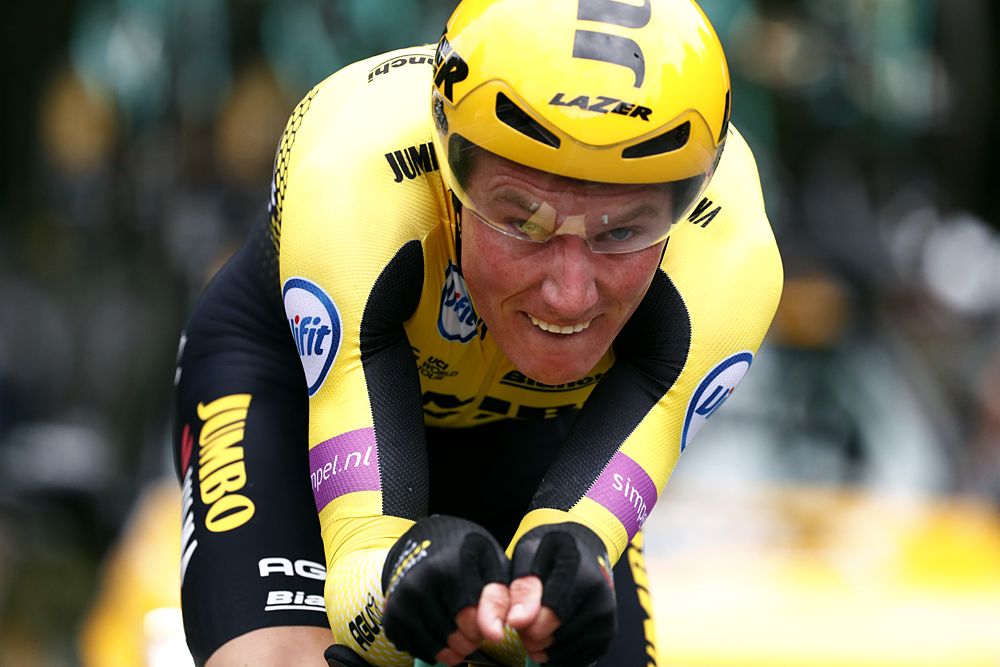 Mike Teunissen (Jumbo-Visma) during the BinckBank Tour stage 6 time trial