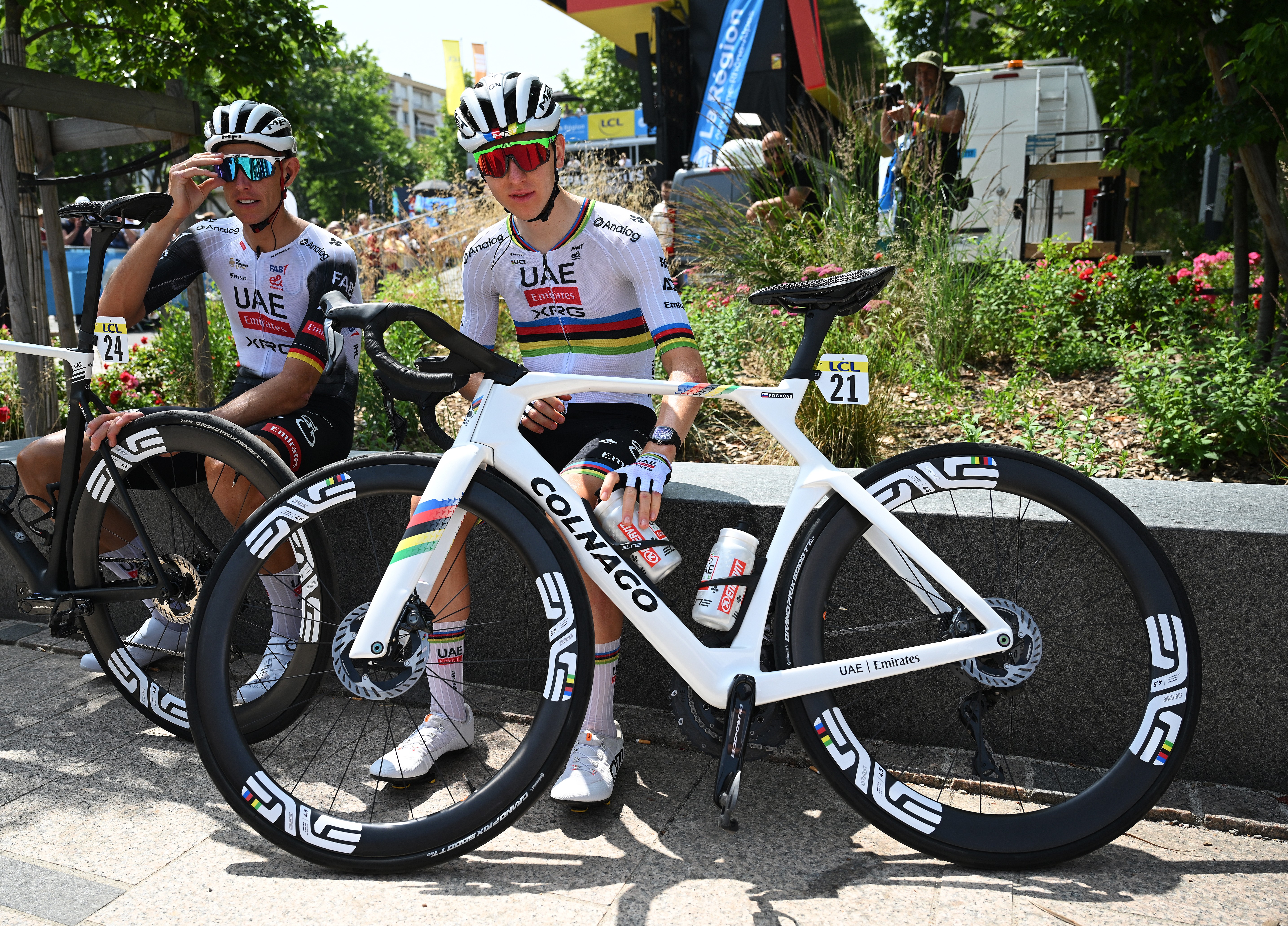 Tadej Pogacar at the Criterium du Dauphine