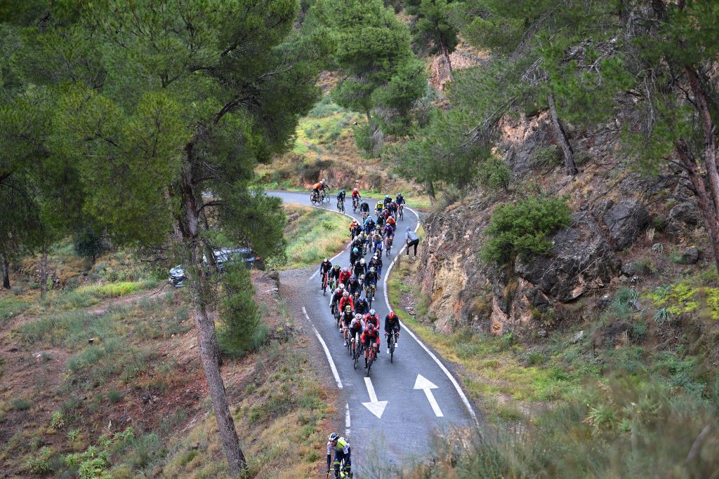The Vuelta Ciclista Murcia climbed into the hills