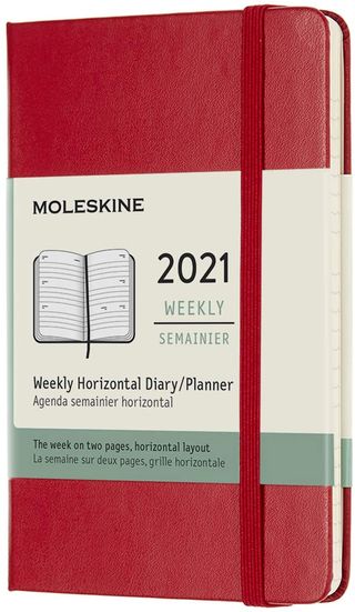 Moleskine Horizontal 12 Month 2021 Weekly Planner