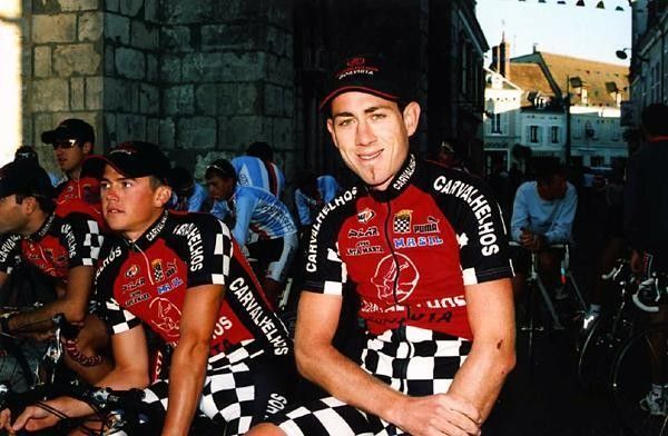At the Tour de L'Avenir (L) with Ben Day