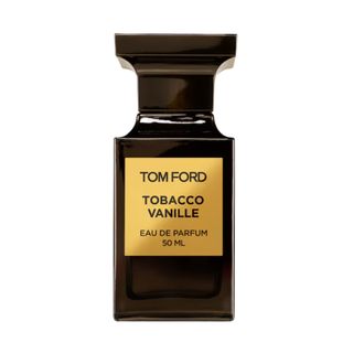 A product shot a of a bottle of Tom Ford Tobacco Vanille Eau de Parfum on a white background