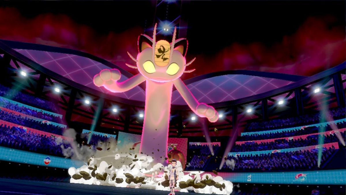 Gigantamax Meowth Battle