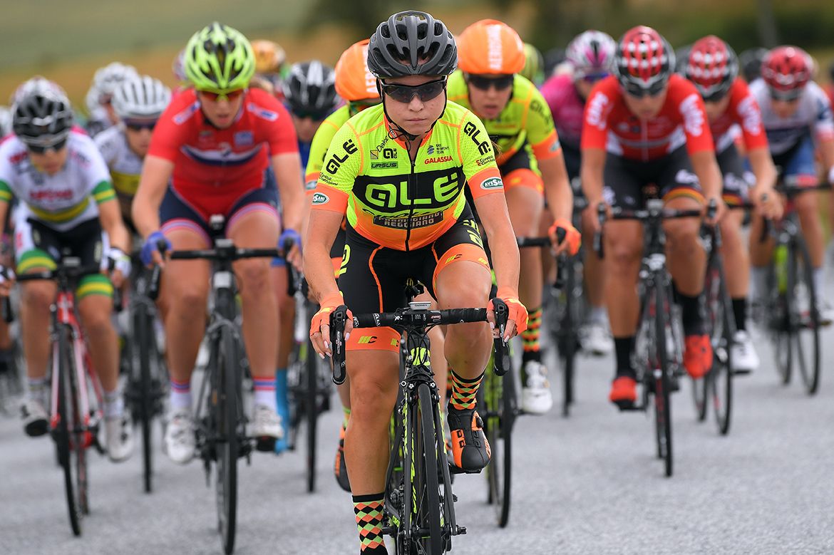 Anna Trevisi on stage 1 of the Ladies Tour of Norway