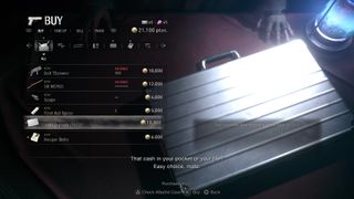 Resident Evil 4 briefcase inventory expanded