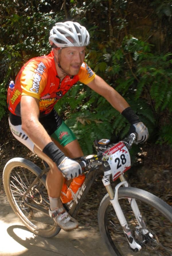 Ivan Rybarik rides in the leader's jersey on stage 2