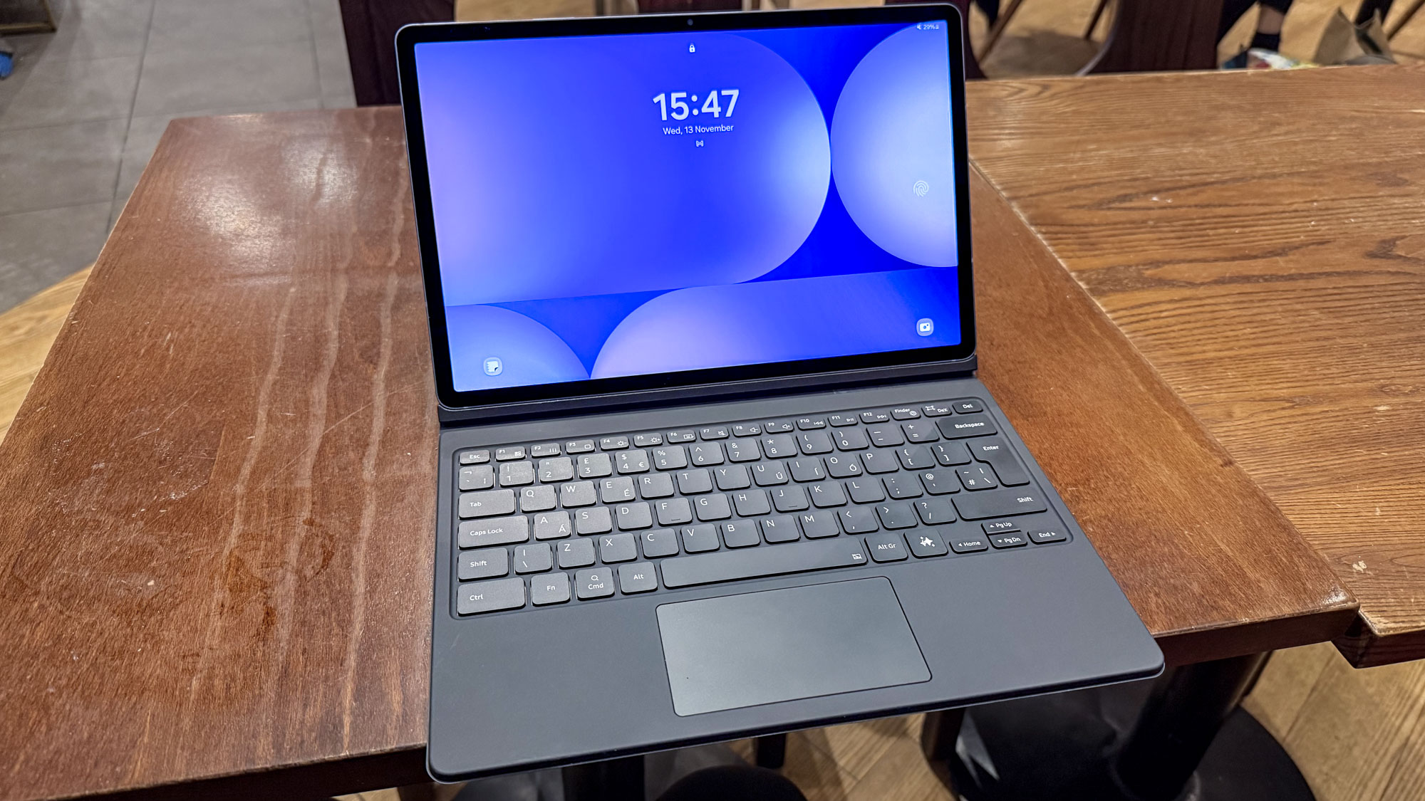 Samsung Galaxy Tab S10 Plus with keyboard