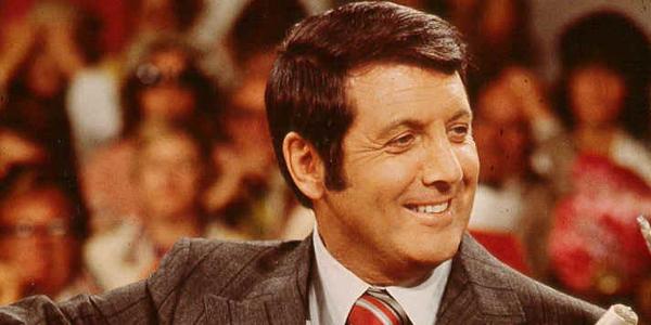 Let&#039;s Make A Deal Monty Hall smiling and dealing