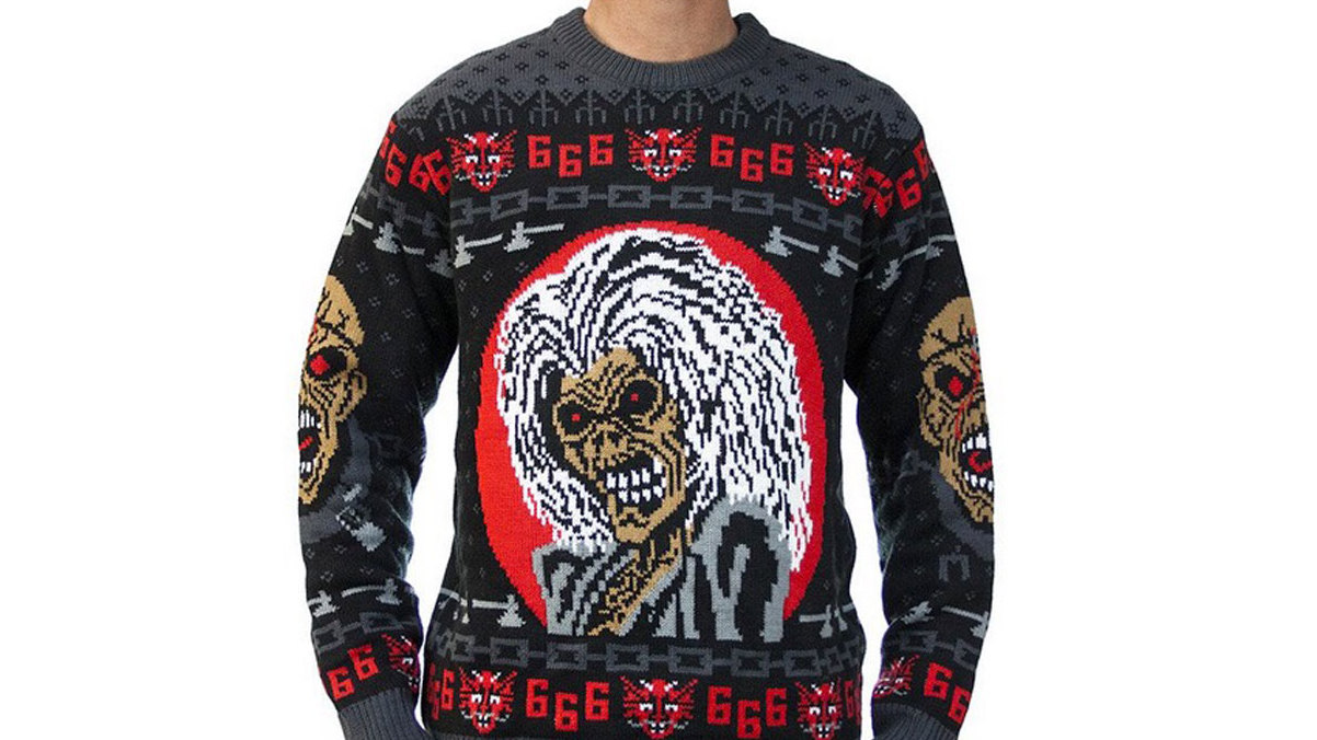 Iron Maiden Christmas jumper