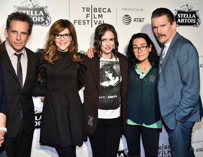 "Reality Bites" 25th Anniversary - 2019 Tribeca Film Festival: Ben Stiller, Lisa Loeb, Winona Ryder, Janeane Garofalo and Ethan Hawke attend "Reality Bites" 25th Anniversary - 2019 Tribeca Film Festival at BMCC Tribeca PAC on May 04, 2019, in New York City. (Photo by Theo Wargo/Getty Images for Tribeca Film Festival)