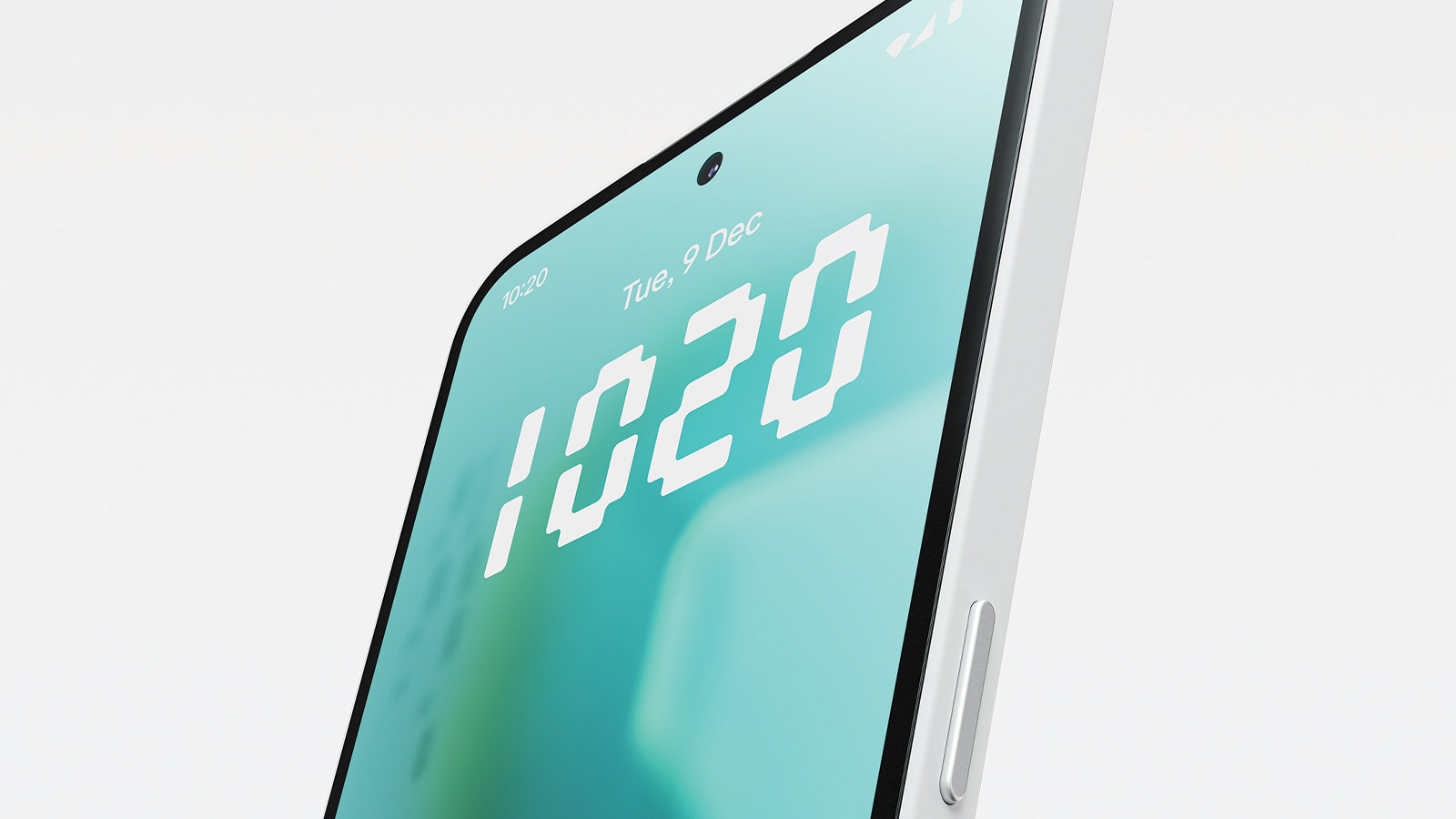 Nothing CE blocky clock font