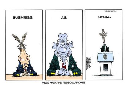 Editorial Cartoon Government Congress Obama