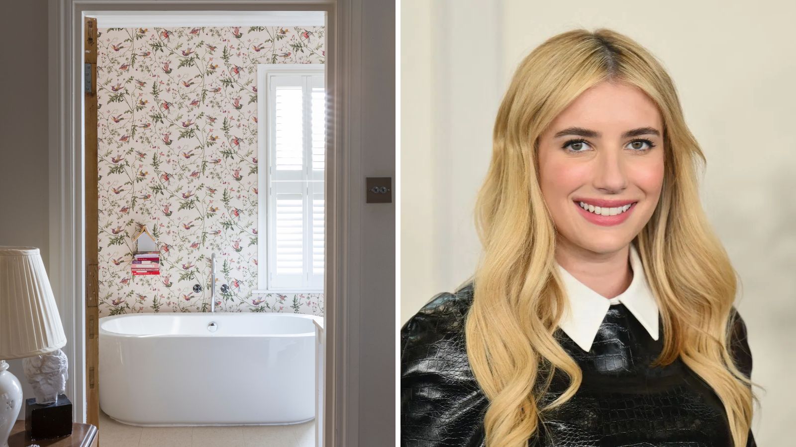 Emma Roberts' Powder Room is Understated and Timeless | Homes and Gardens