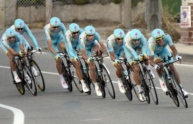 Astana proved too powerful for the other teams in the opening TTT
