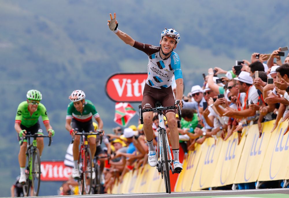 Romain Bardet wins stage 12 at the 2017 Tour de France
