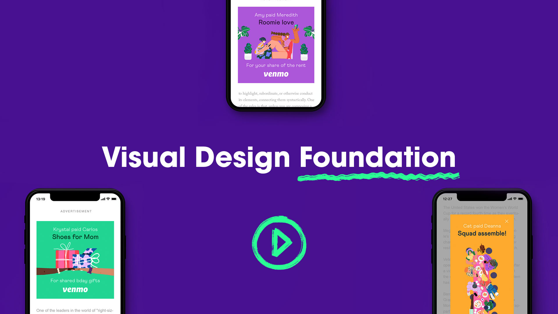 Created Visual Design Course