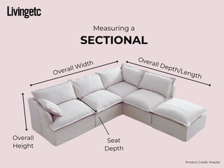 white sectional graphic