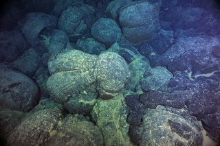 Pillow basalts are rounded lobes of lava that only form during underwater eruptions.