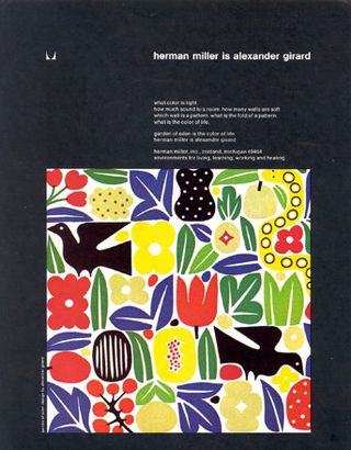 Alexander Girard textile designs