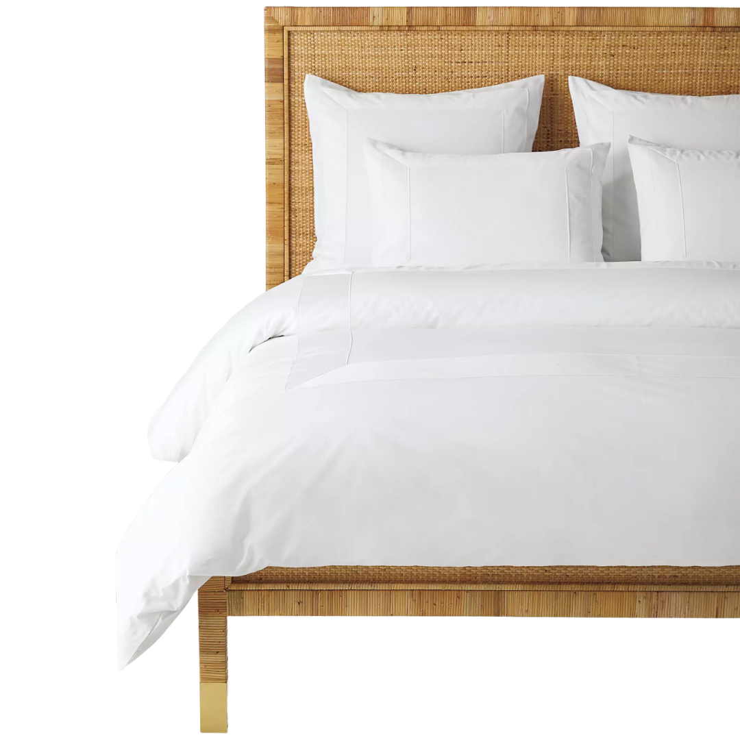 Serena &amp;amp; Lily, Beach Club Border Percale Duvet Cover