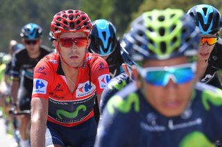 Ruben Fernandez (Movistar) only got to wear the red jersey for a day