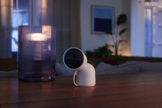 Philips Hue Secure security cameras, floodlight, and contact sensors.