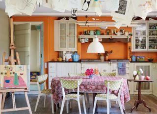Vanessa Arbuthnott orange kitchen