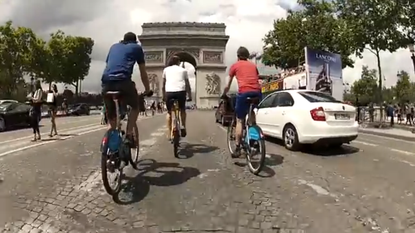Boris Bikes ridden to Paris