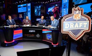 ESPN Press NFL Draft Set On Air Staff