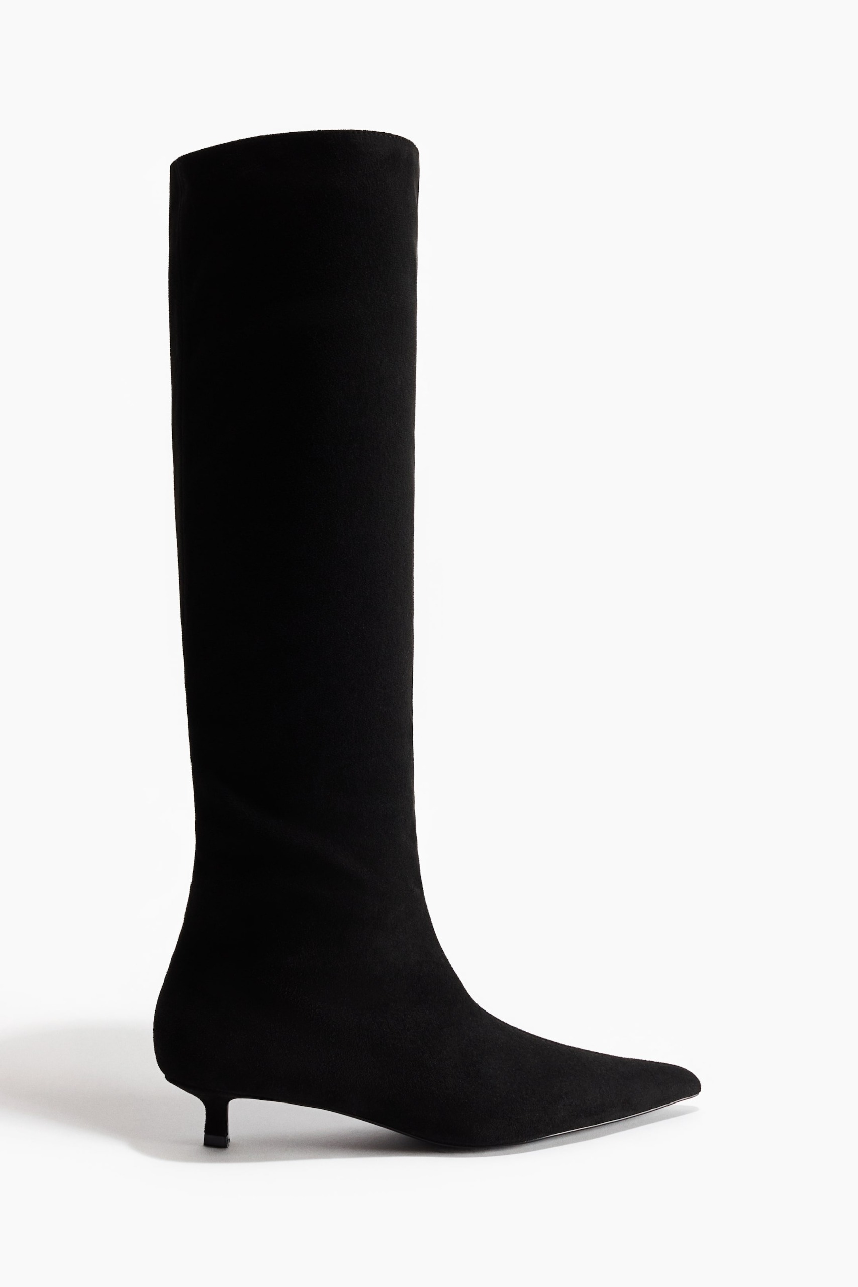 Kitten-Heeled Boots