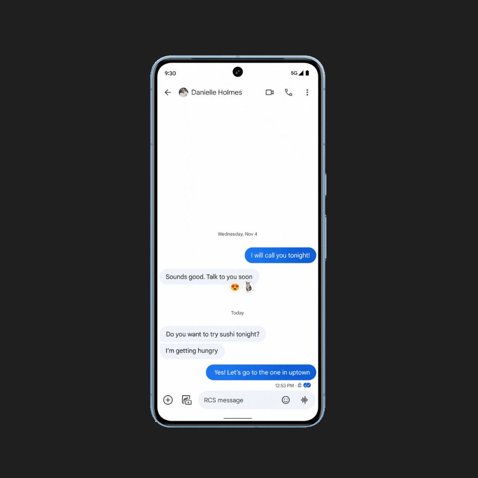 Creating a Photomoji in Google Messages