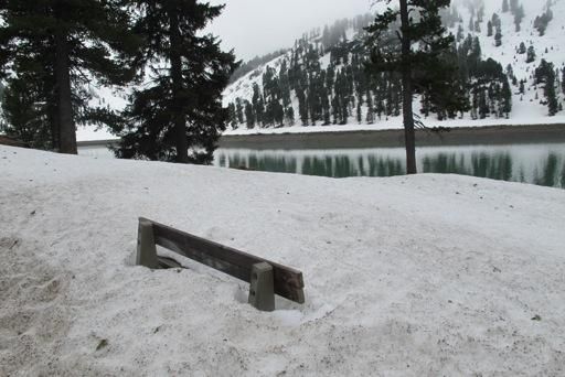 Spring is still trying to break through in the high country of Europe