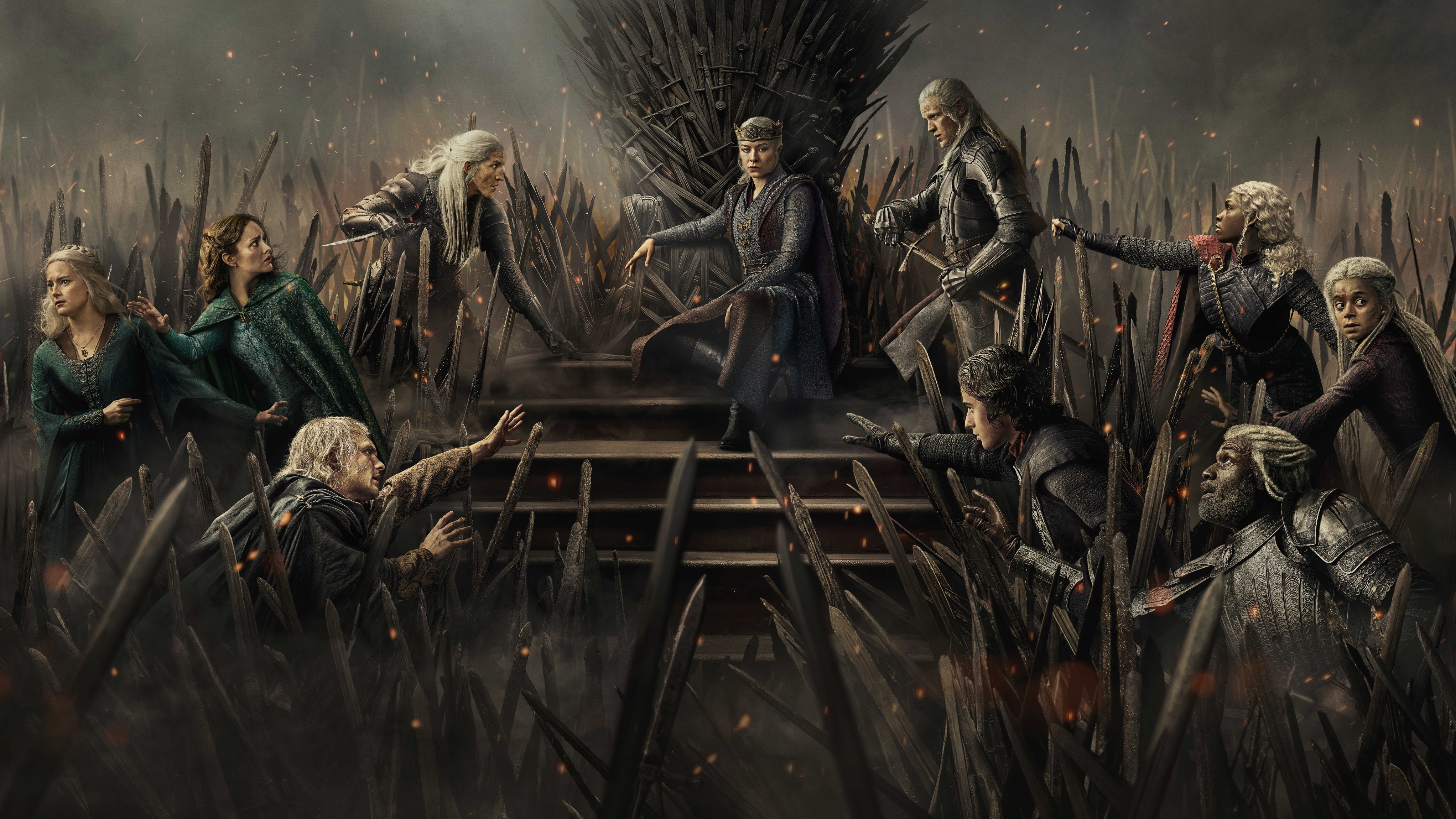 House of the Dragon season 3 key art.