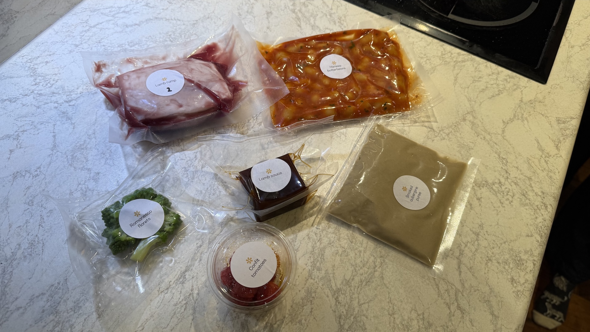 Making an Indulge Fine Dining meal box