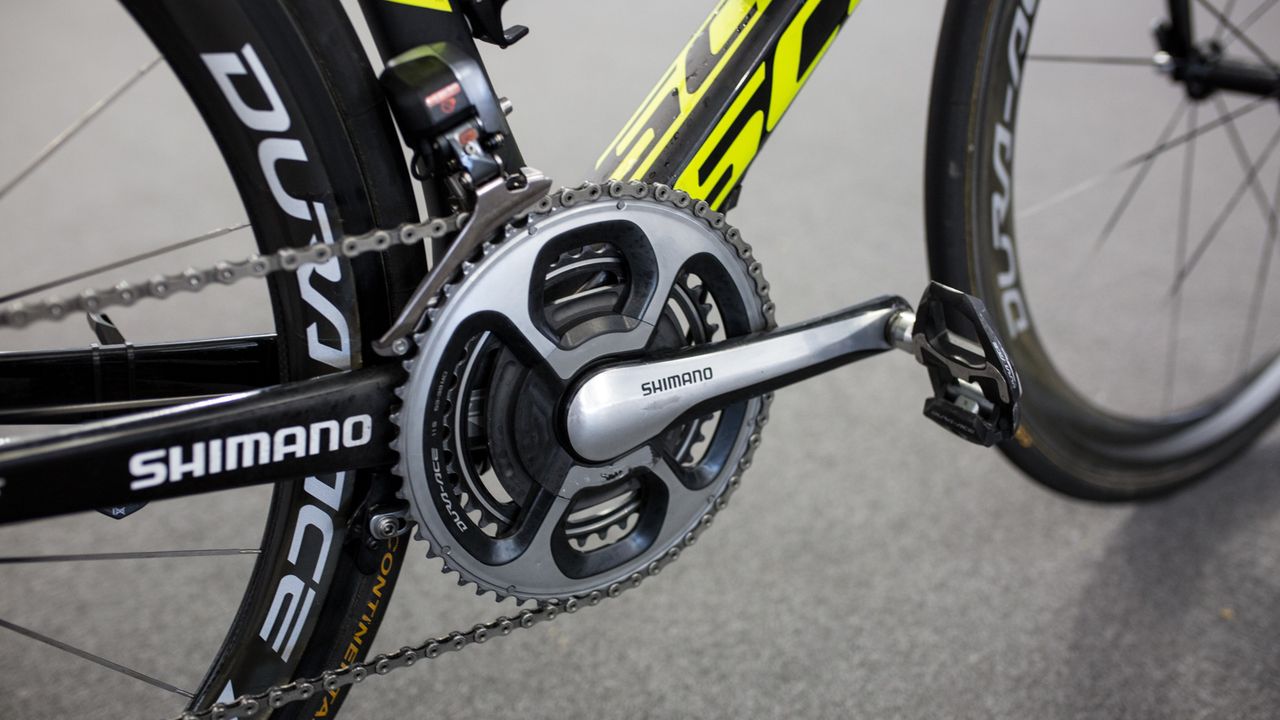 Orica-Scott are equipped with SRM powermeters