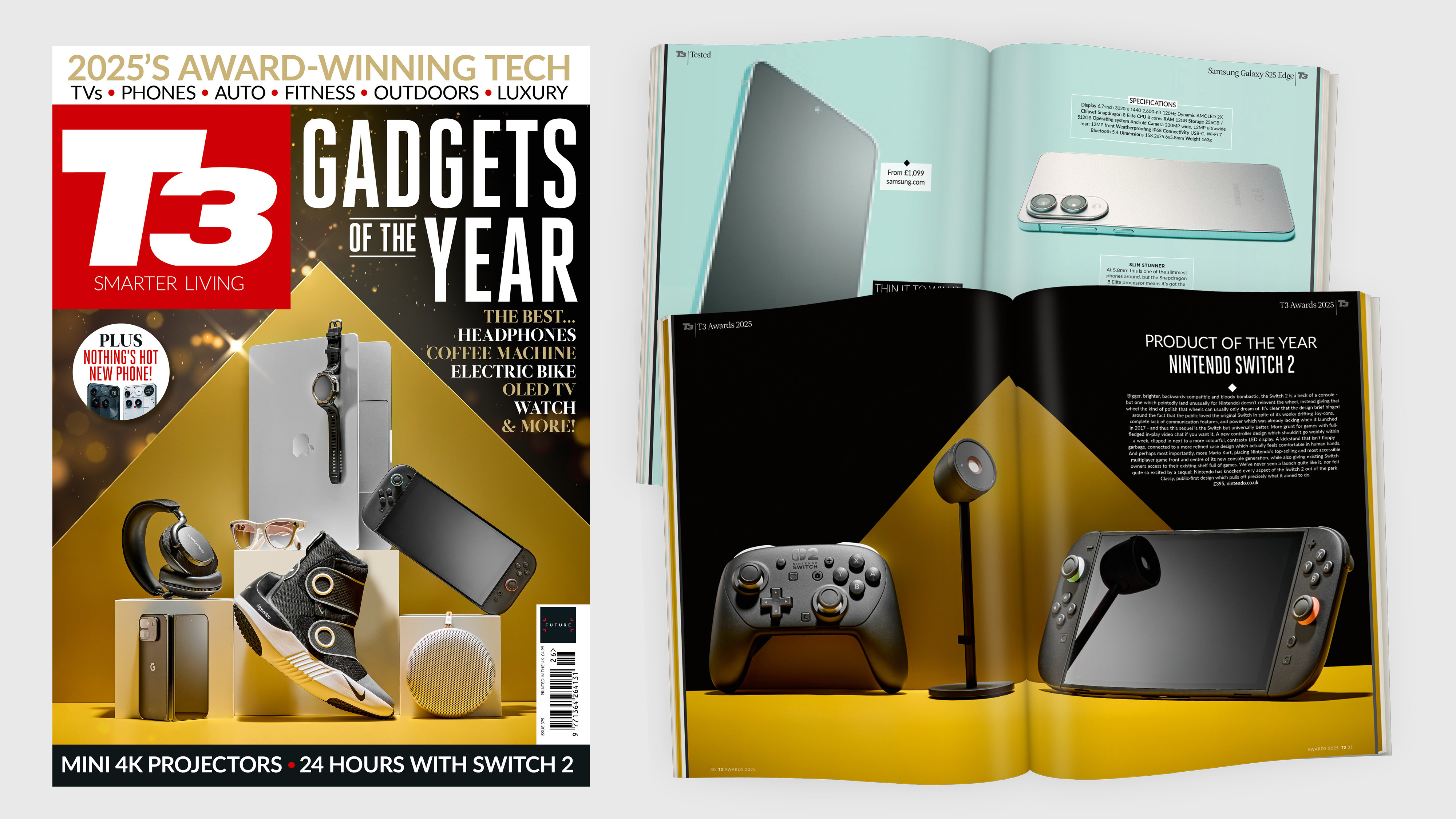 The latest issue of T3 magazine