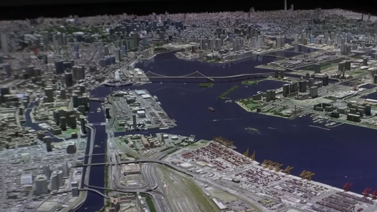 Screenshots of the Urban Lab AR Tokyo project