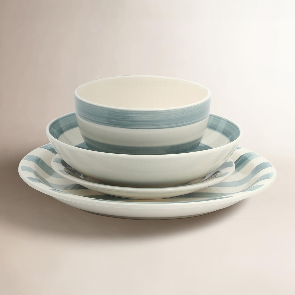 Gibson Home Kenwood Shores 16 Piece Stoneware Dinnerware Set, Service for 4 &amp;amp; Reviews | Wayfair