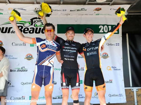 Stage podium: Matthias Friedemann, Bruno Langlois, Marsh Cooper