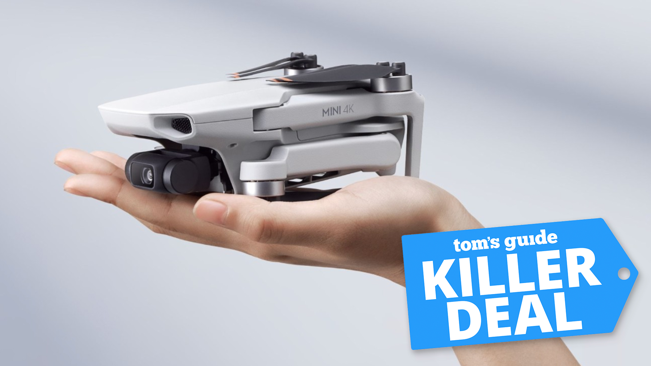 A DJI Mini 4K drone