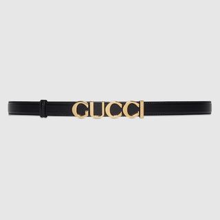 Gucci Buckle Thin Belt