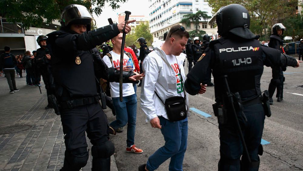 Fans and police clash ahead of Real Madrid's match with Legia | FourFourTwo