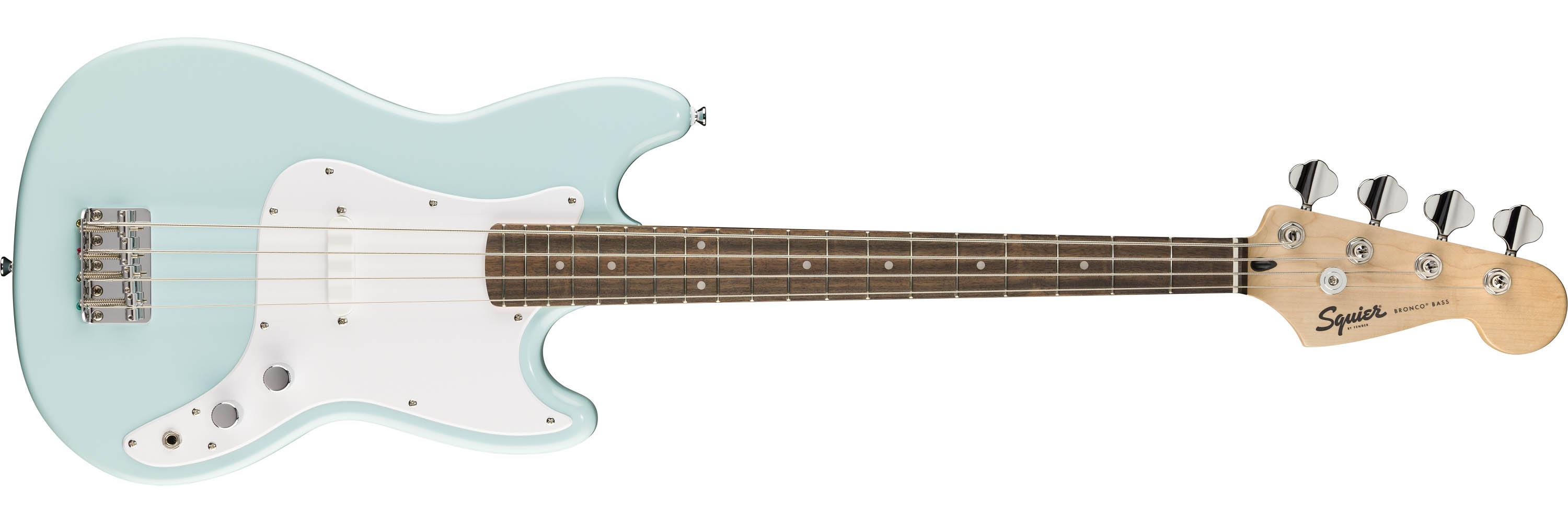 Squier Sonic Series Bronco Bass in Daphne Blue
